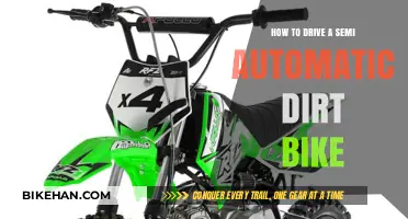 Mastering the Semi-Automatic Dirt Bike: A Beginner's Guide