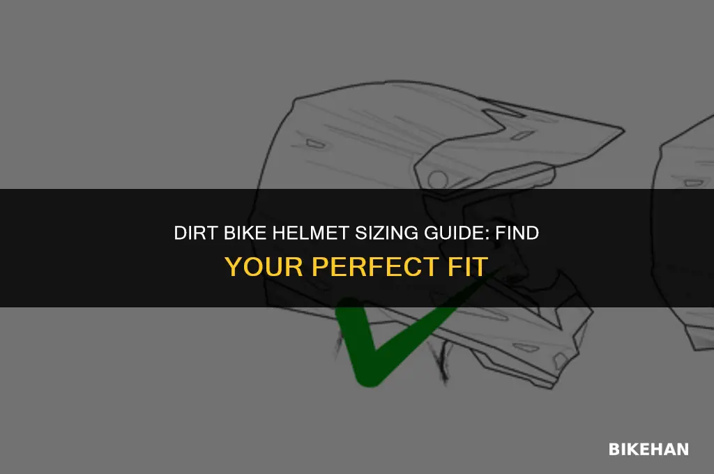 how to figure out your dirt bike helmet size