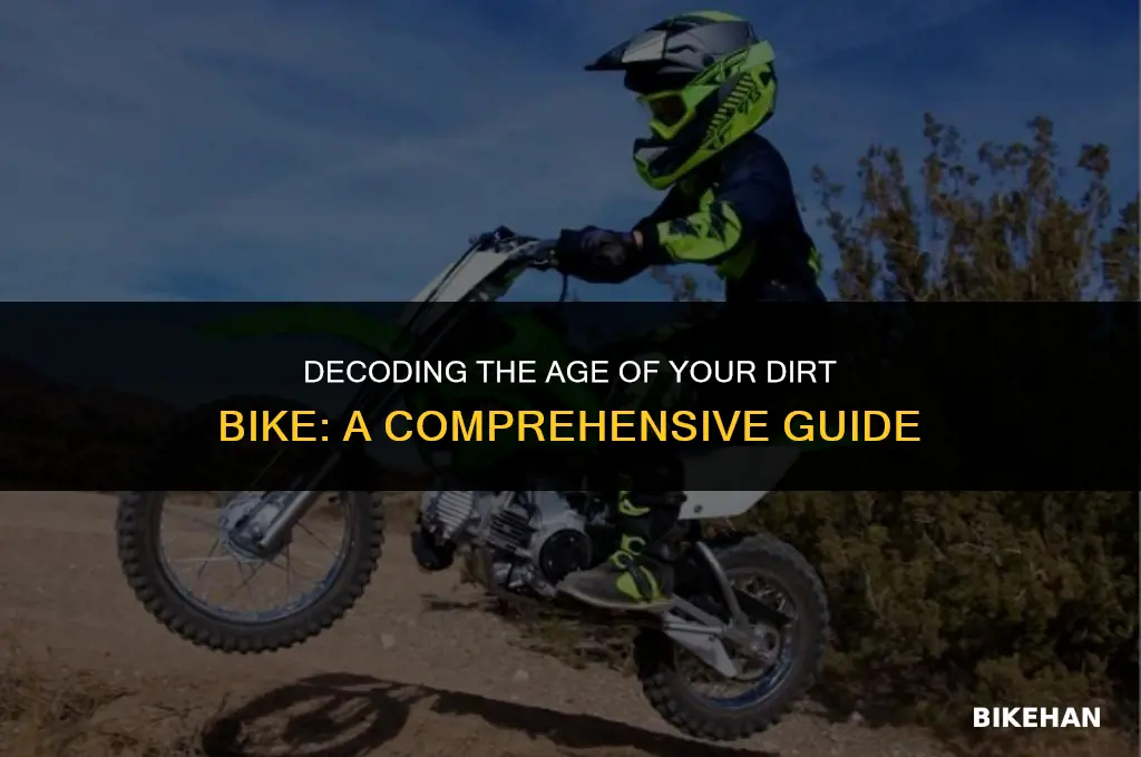 how to figure year on a dirt bike