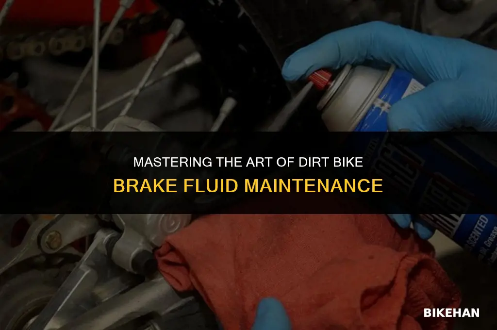 how to fill dirt bike brake fluid