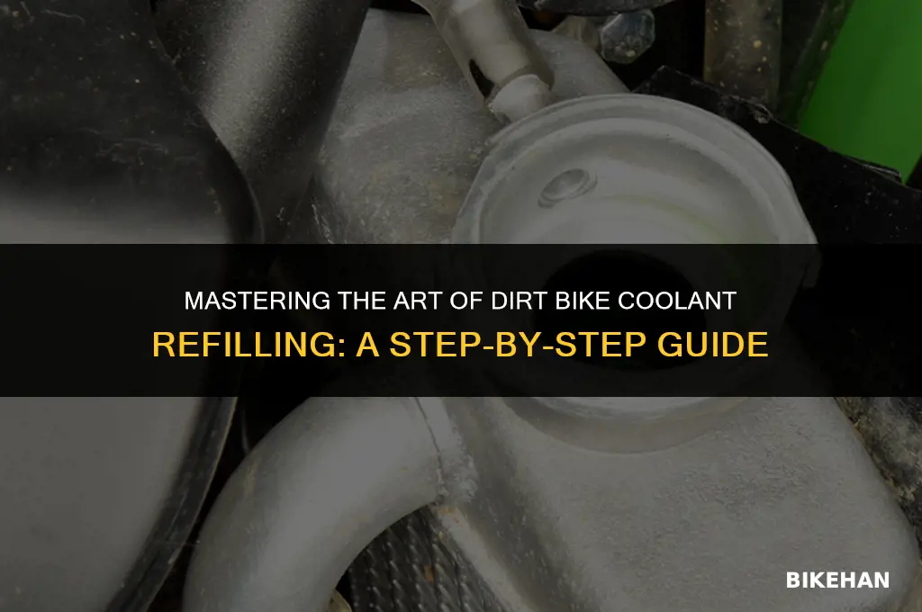 how to fill dirt bike coolant