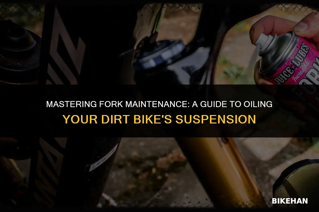 how to fill dirt bike forks with oil
