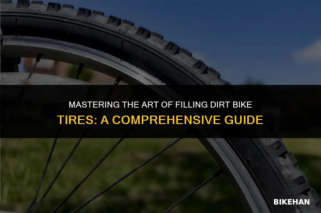 how to fill dirt bike tire