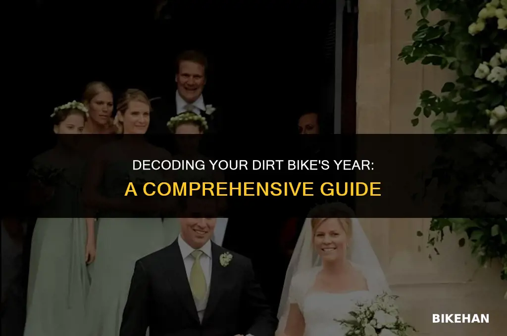 how to find out what year your dirt bike is