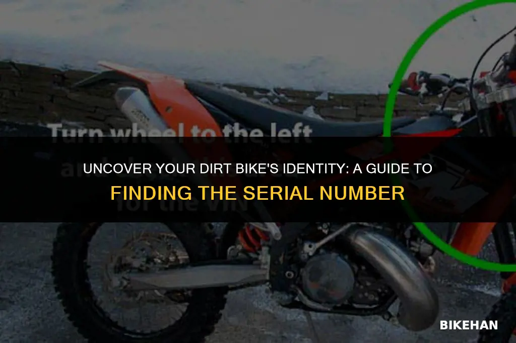 how to find the serial number on a dirt bike