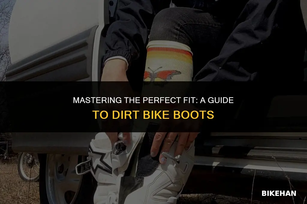 how to fit dirt bike boots