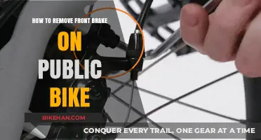 Effortless Front Brake Removal on Public Bikes: A Step-by-Step Guide