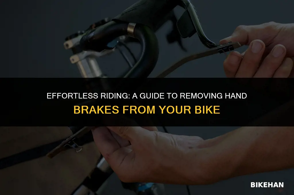 how to remove hand brakes from a bike