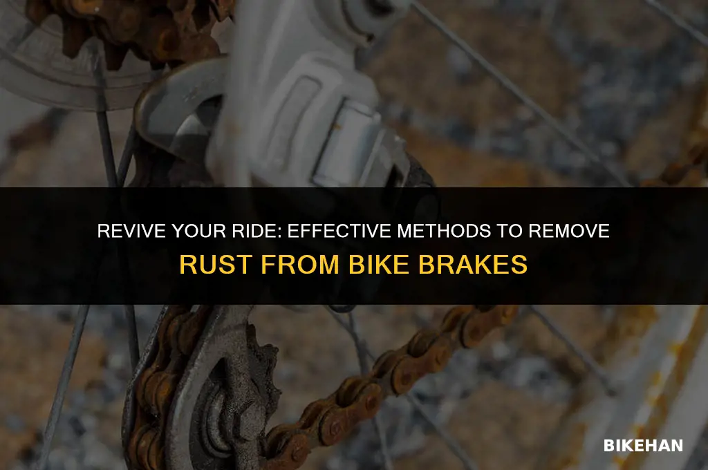 how to remove rust from bike brakes