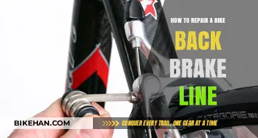 Fixing Your Ride: A Step-by-Step Guide to Repairing a Bike's Back Brake Line