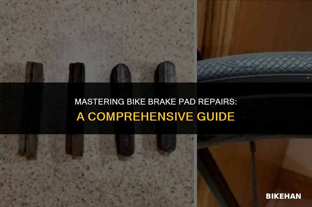 how to repair bike brake pad
