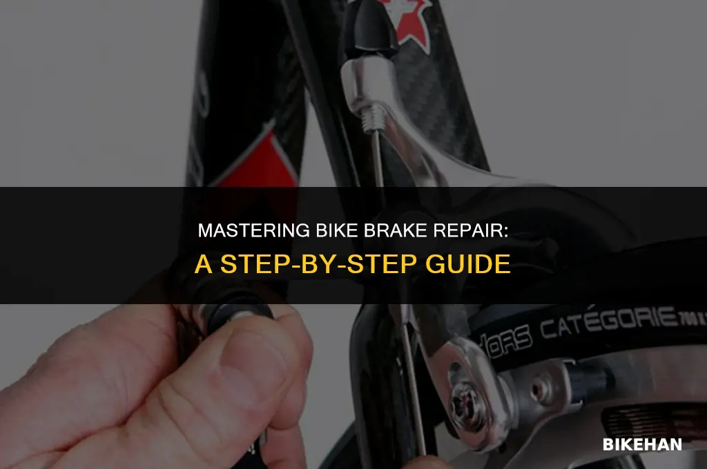 how to repair bike brake