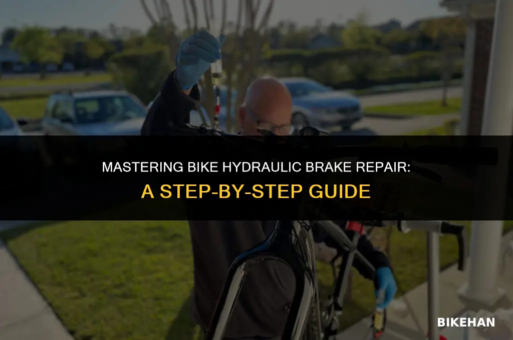 how to repair bike hydraulic brakes