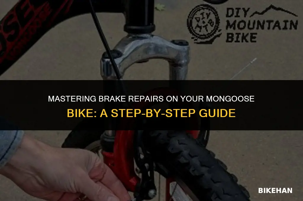 how to repair brakes on a mongoose bike