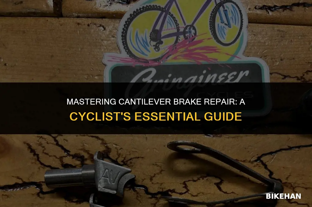 how to repair cantilever bike brakes