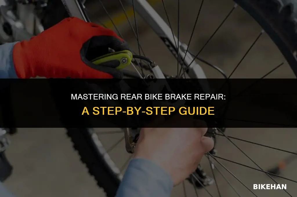 how to repair rear bike brakes
