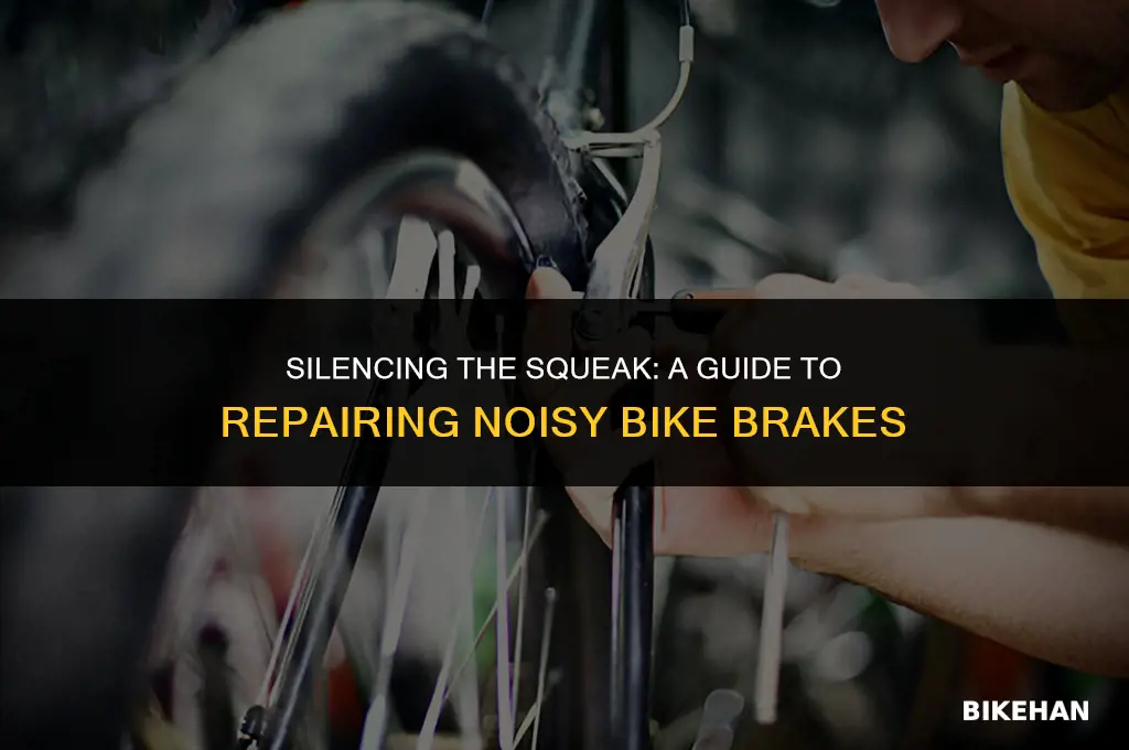 how to repair squeaky bike brakes