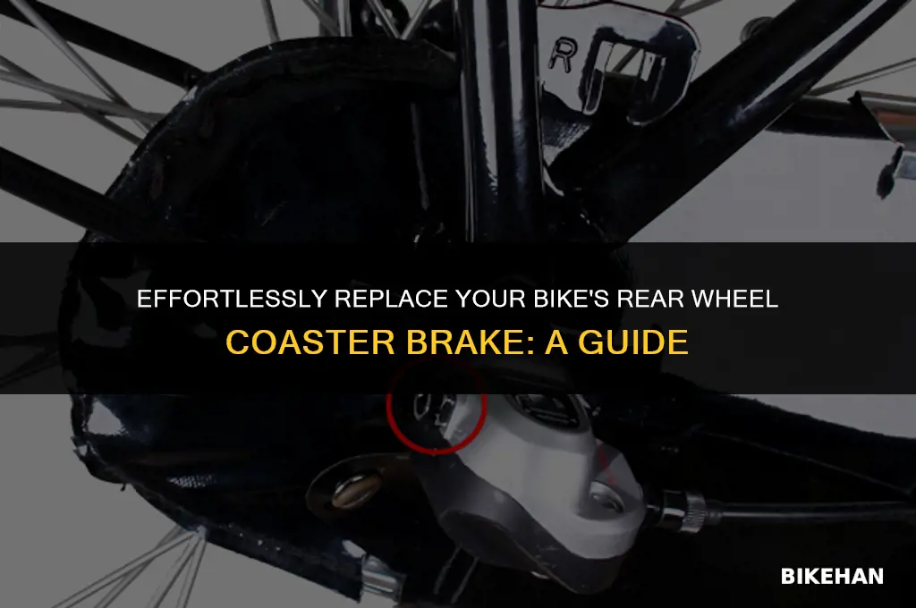 how to replace a bike rear wheel coaster brake