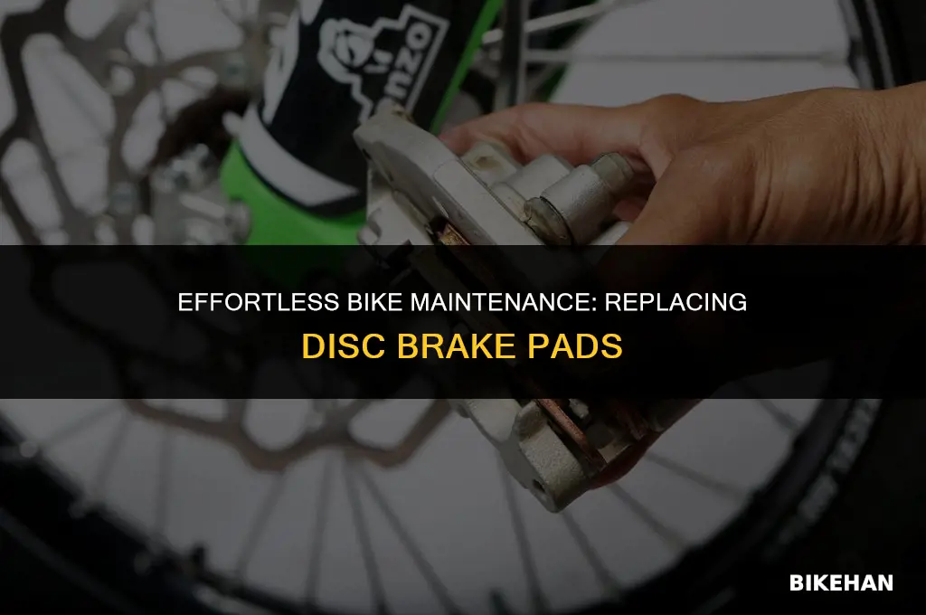 how to replace bike brake pads disc brakes