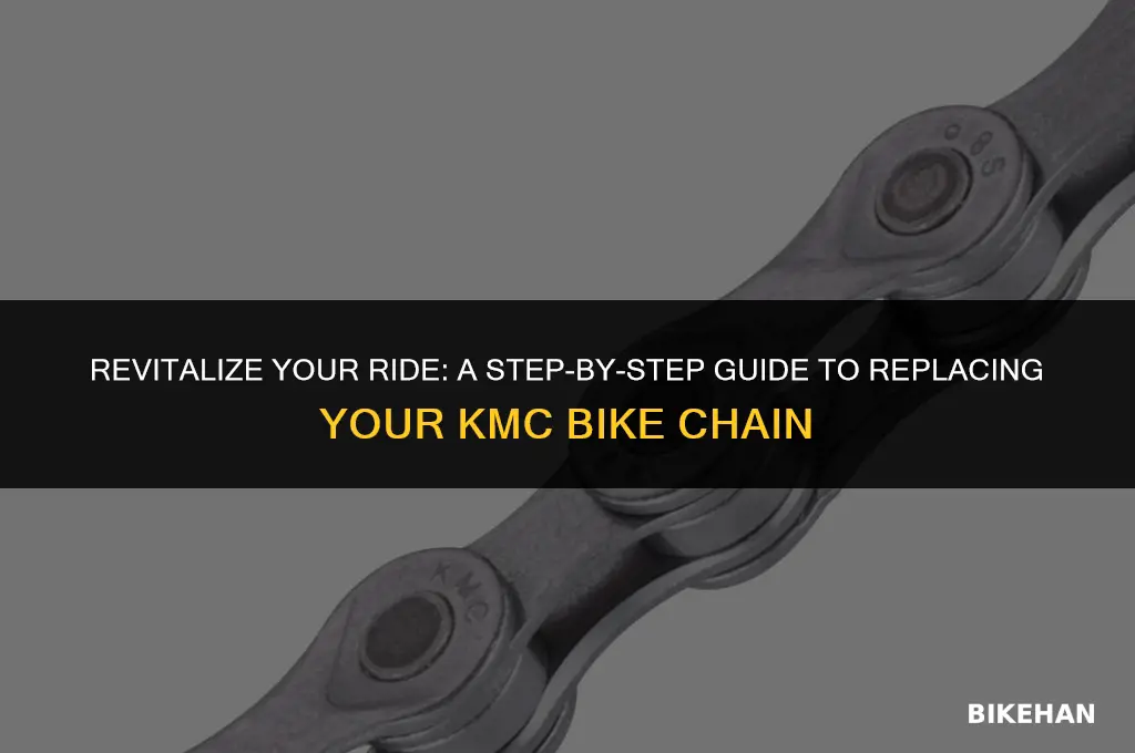 how to replace kmc bike chain