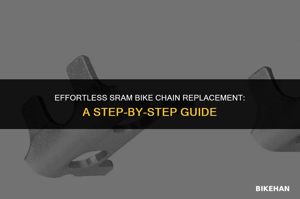 how to replace sram bike chain