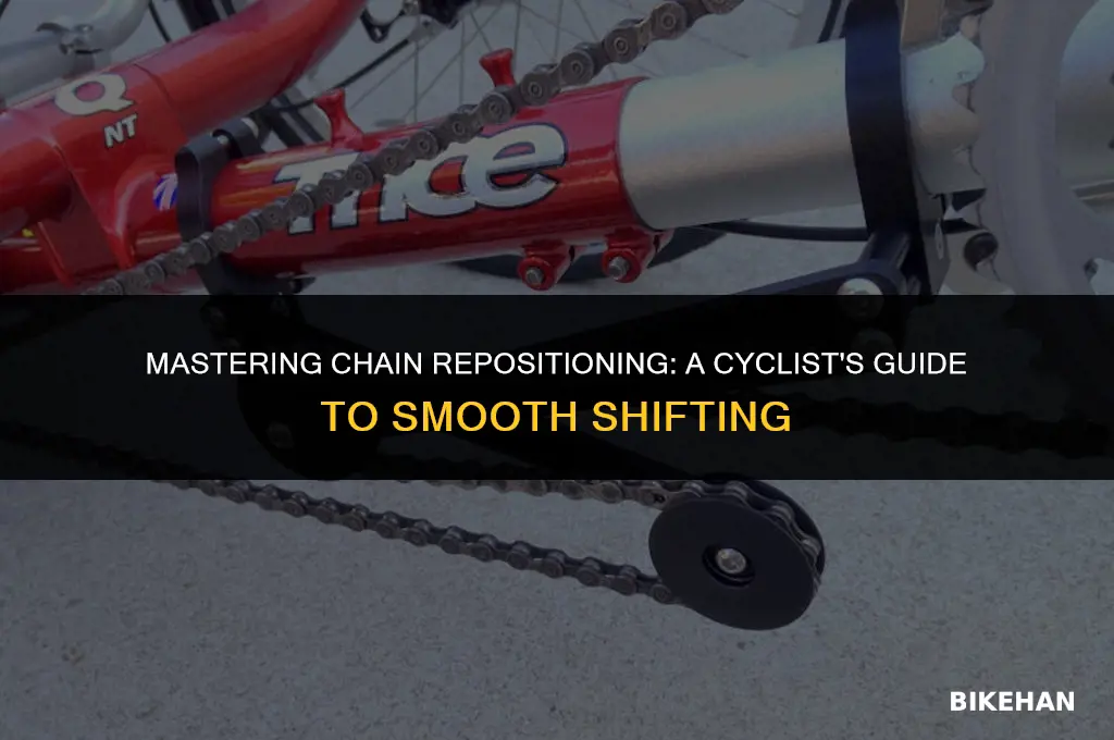 how to reposition bike chain
