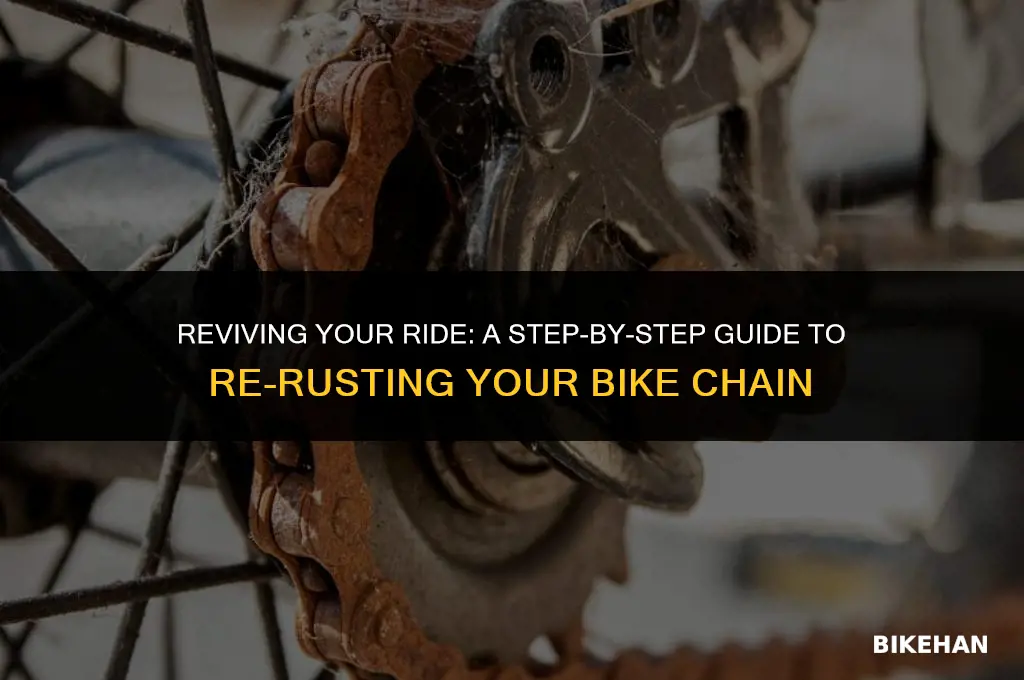how to rerust bike chain