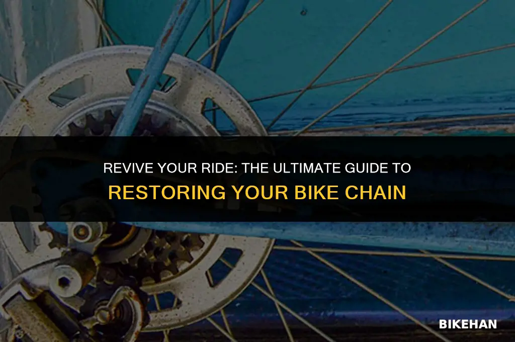 how to restore a bike chain