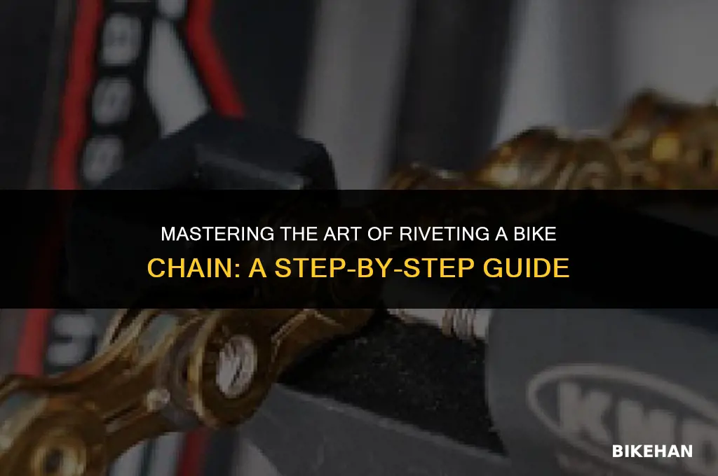 how to rivet a bike chain