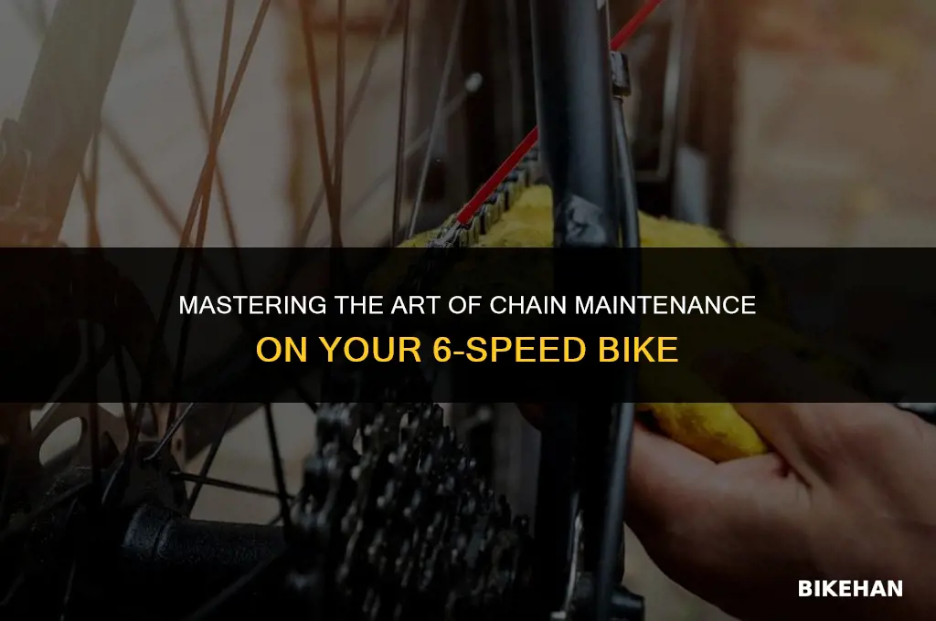 how to run a chain on 6 speed bike