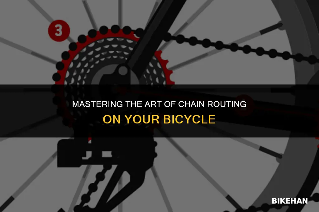 how to run chain through bike