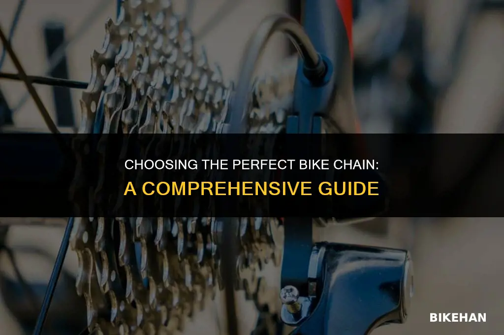 how to select a bike chain