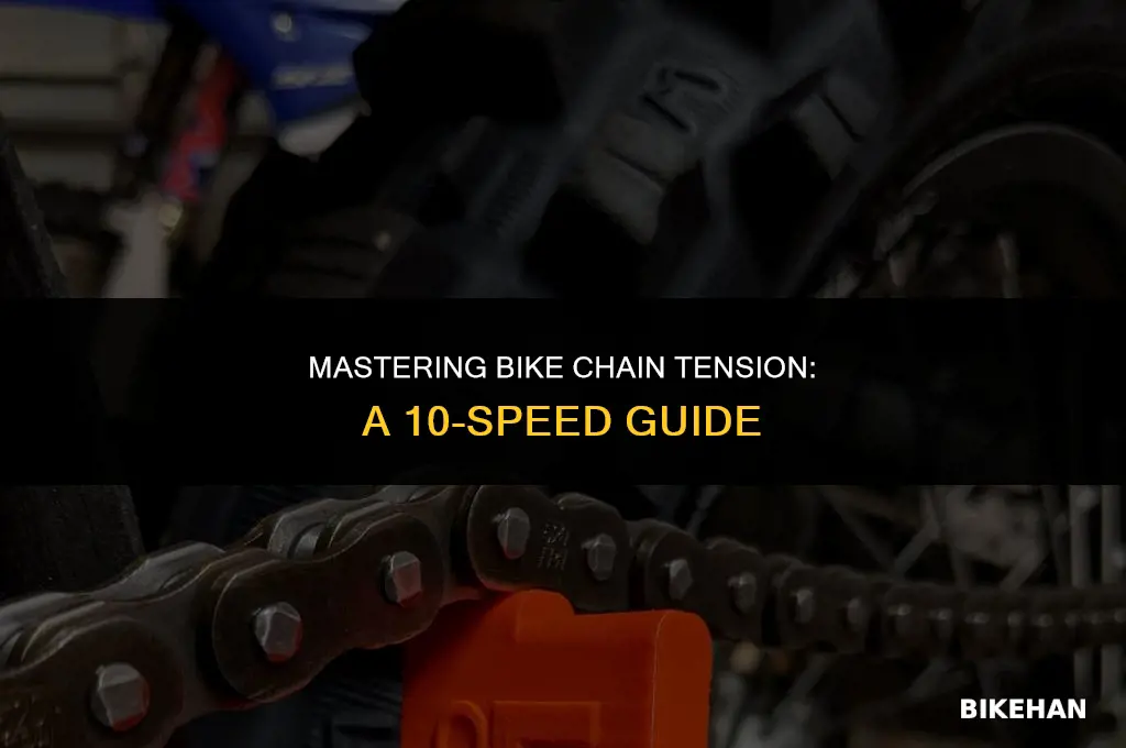 how to set bike chain tension 10 speed