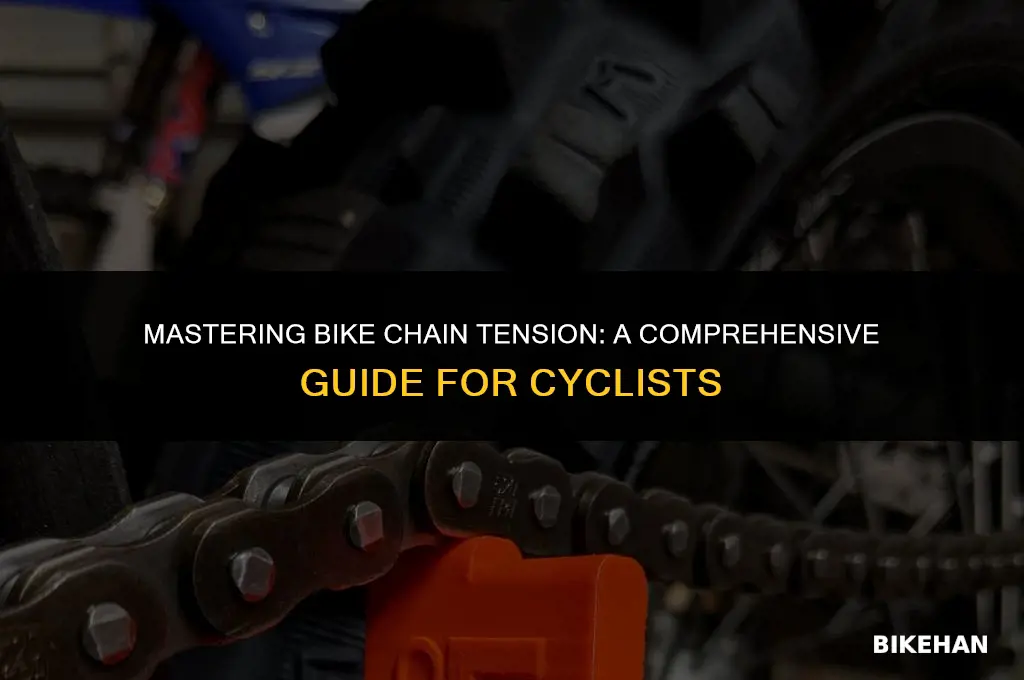 how to set bike chain tension