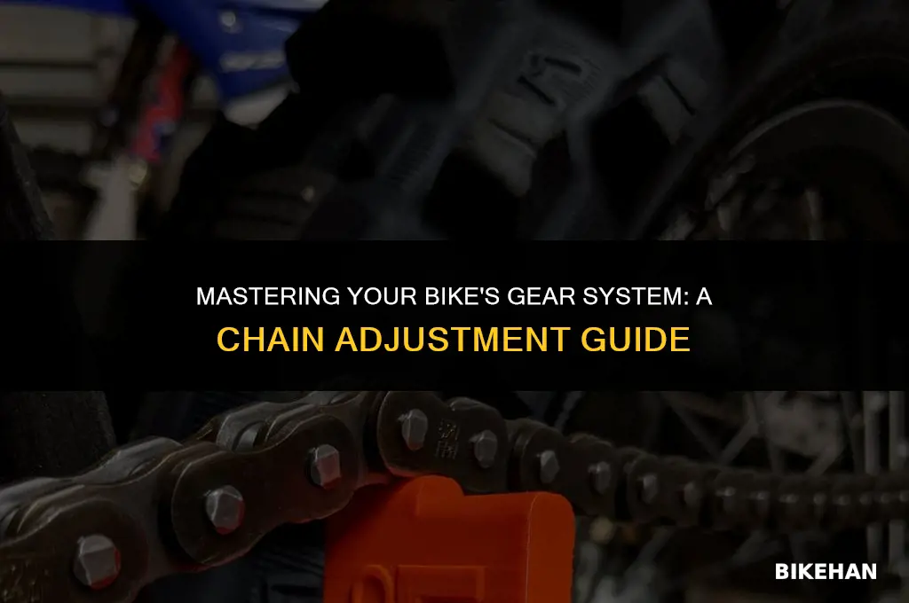 how to set chain on a bike according to gear