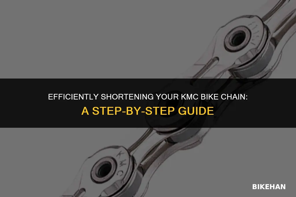 how to shorten a kmc bike chain
