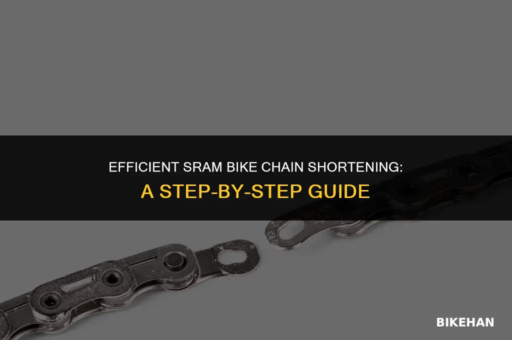 how to shorten a sram bike chain