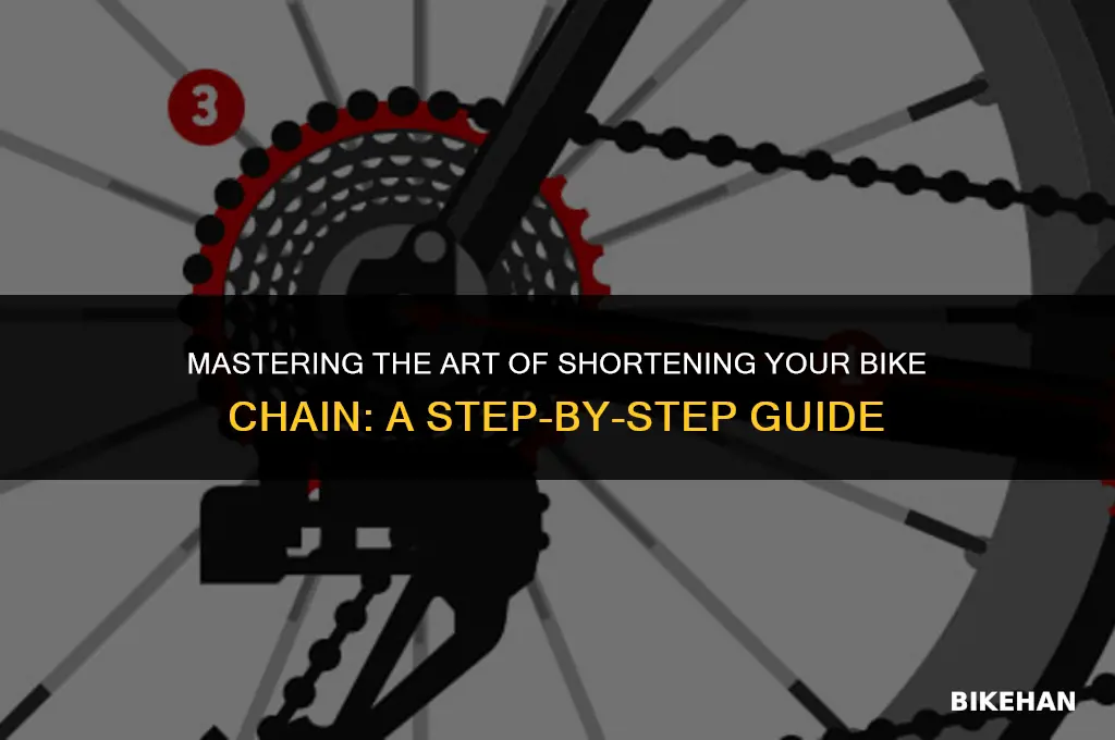 how to shrten a bike chain