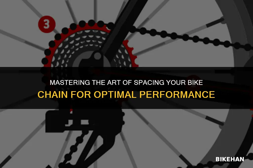 how to space bike chain