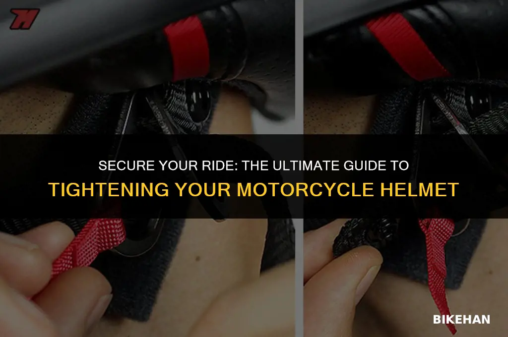 how to tighten motorcycle helmet