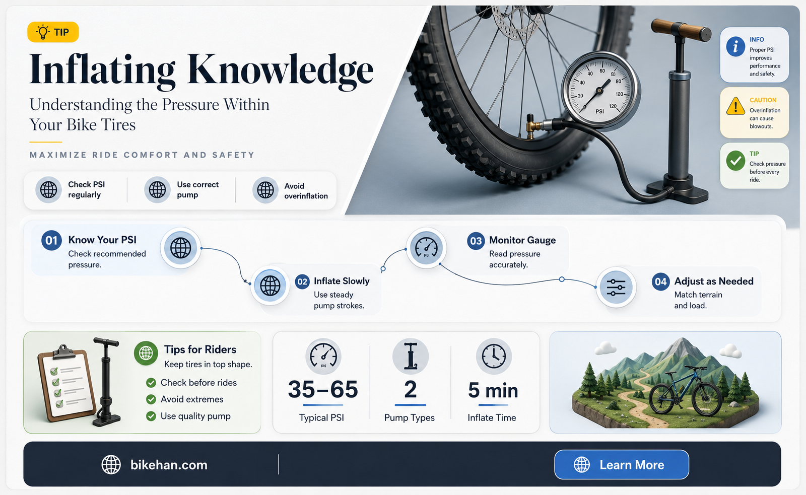what is the pressure thing inside a bike tire