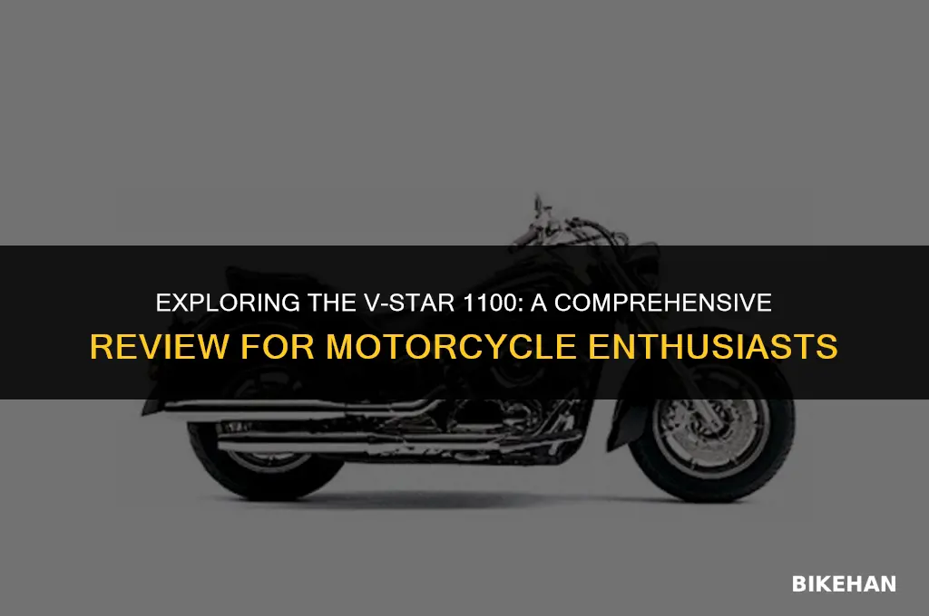 is v star 1100 a good bike