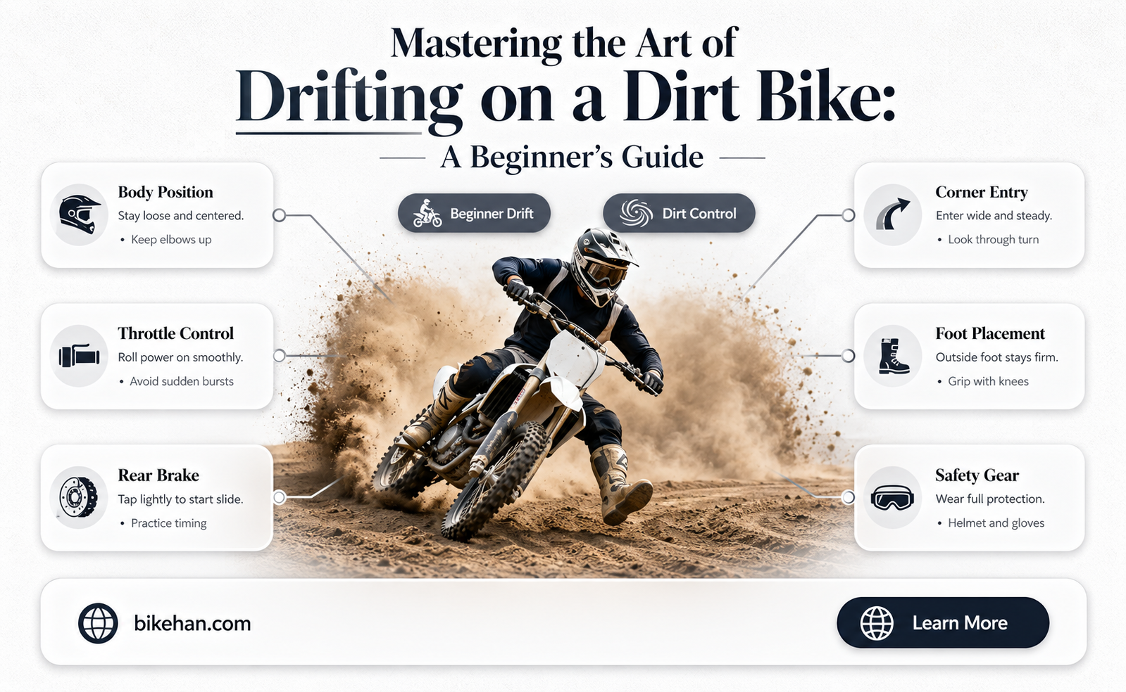 how to drift a dirt bike