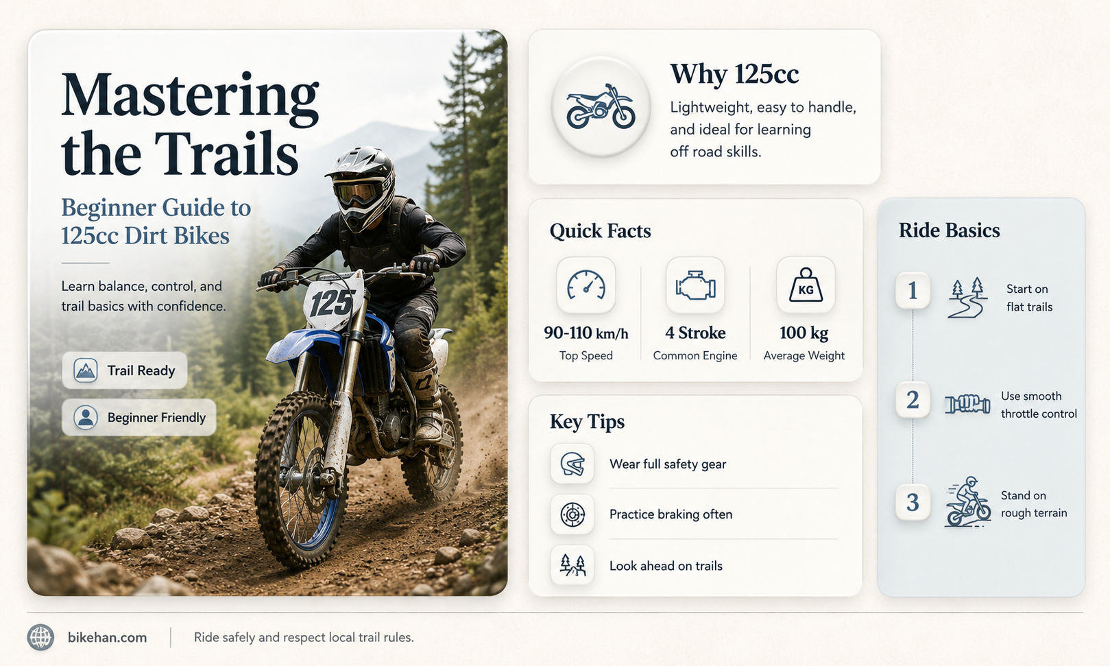 how to drive a 125cc dirt bike