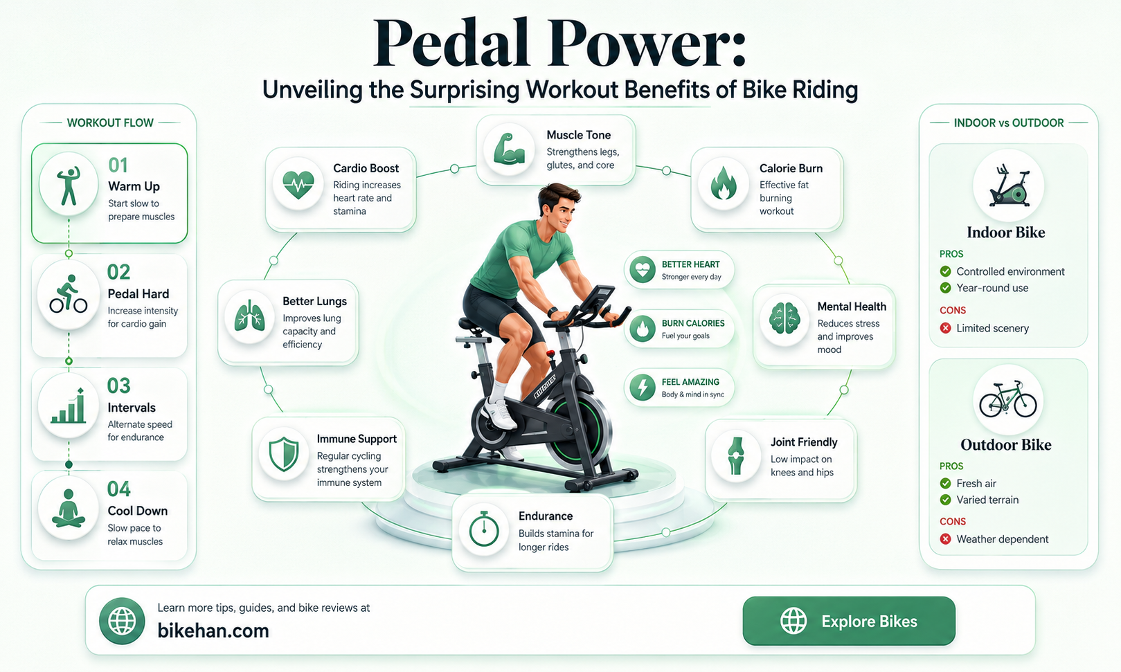 what kind of workout do you get from bike riding