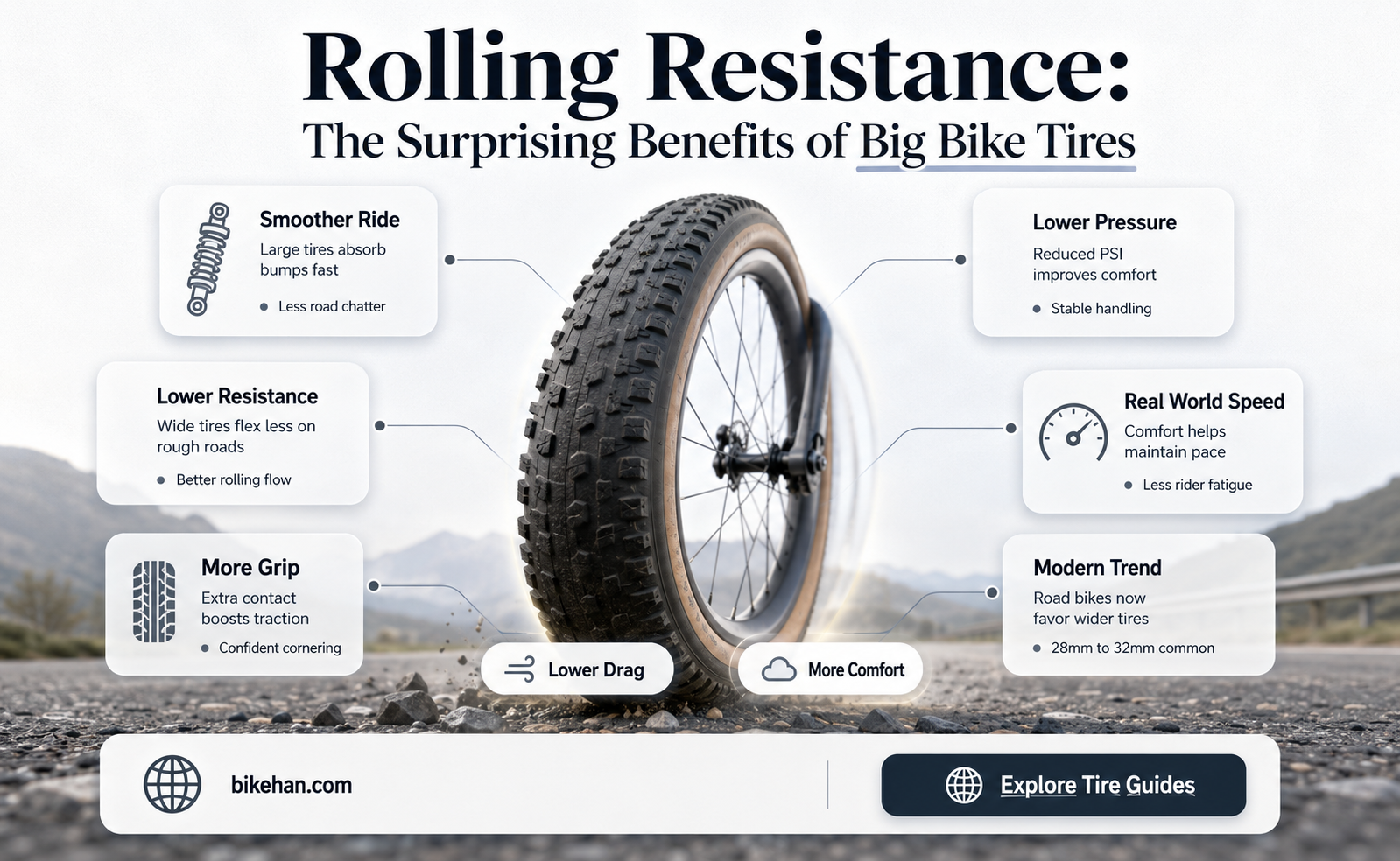 what is the point of big bike tires
