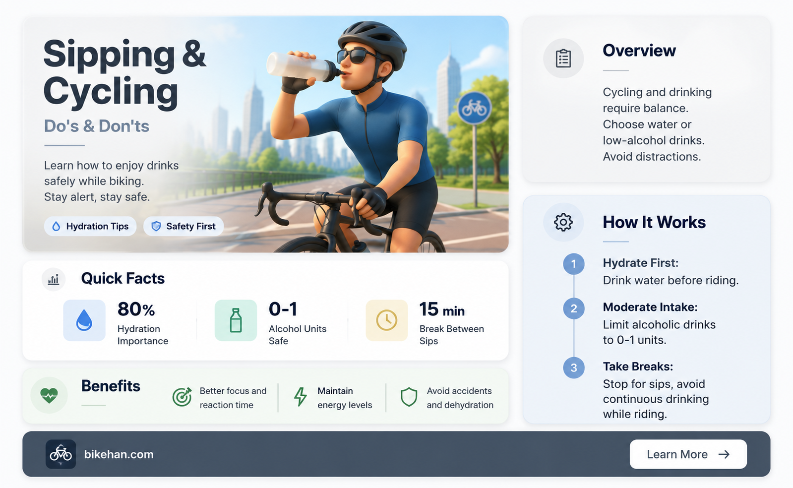 can you bike and drink