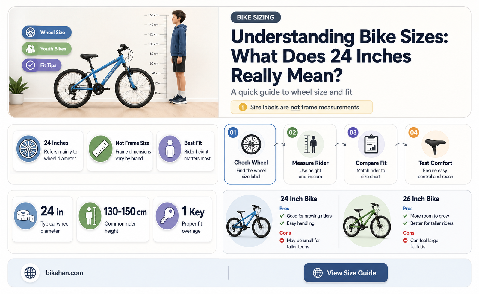 what size is 24 in bike
