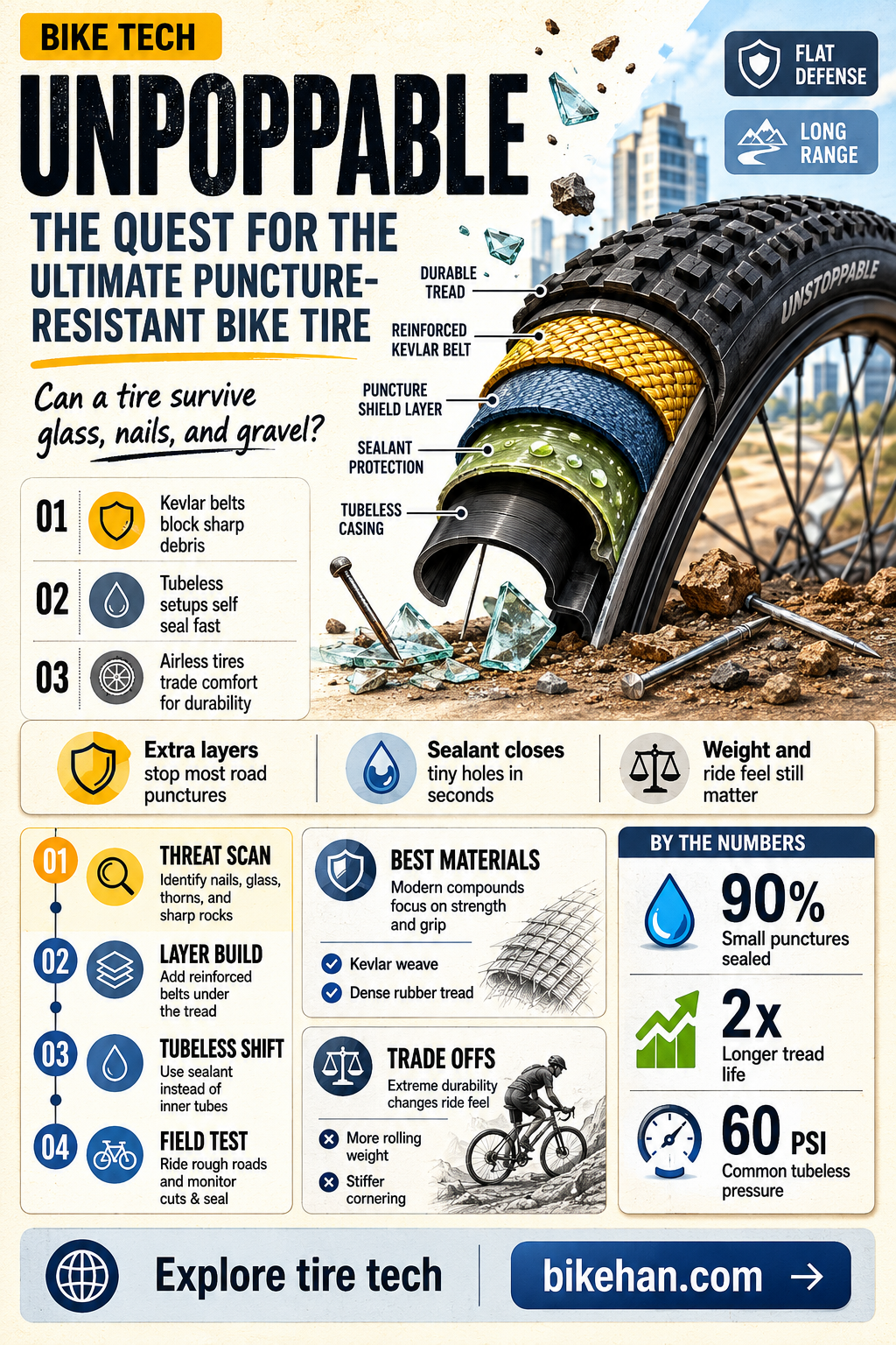 what is the most puncture resistant bike tire