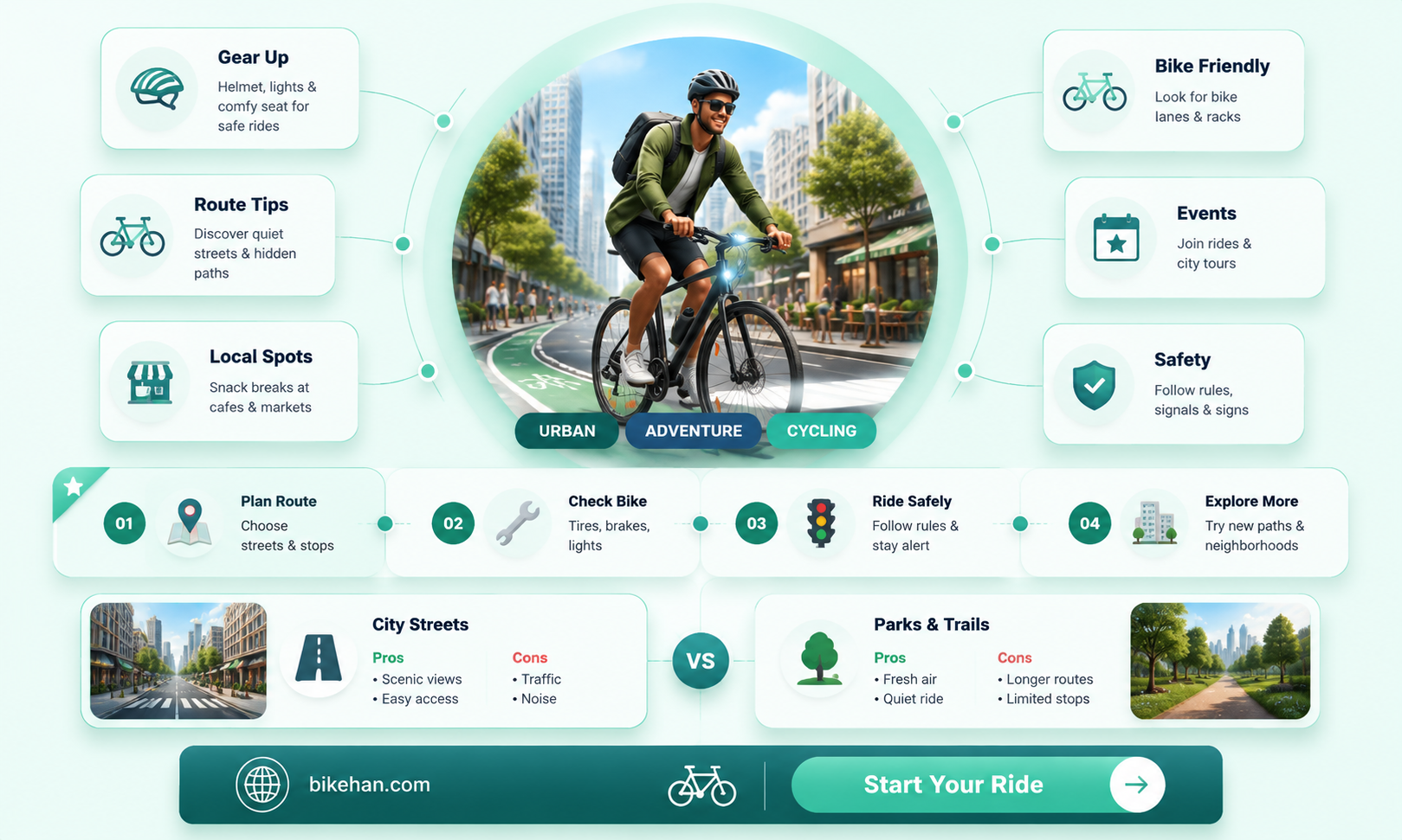 can you ride motor bikes on city streets